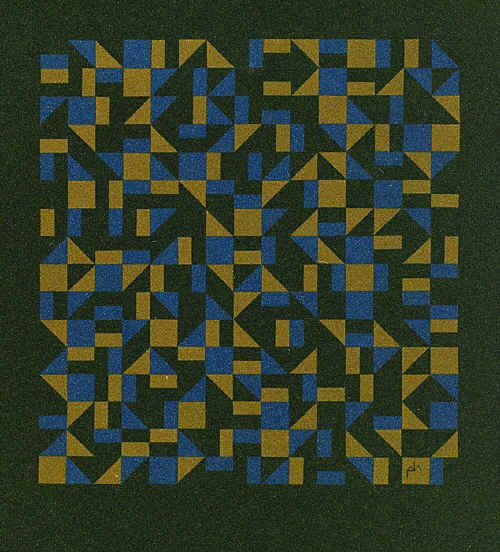 Grey and black composition 1985